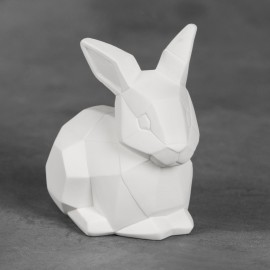 Ceramic Bisque Bunny Facetini - Case of 6 Ceramic Bisque Bunny Facetini - Case of 6